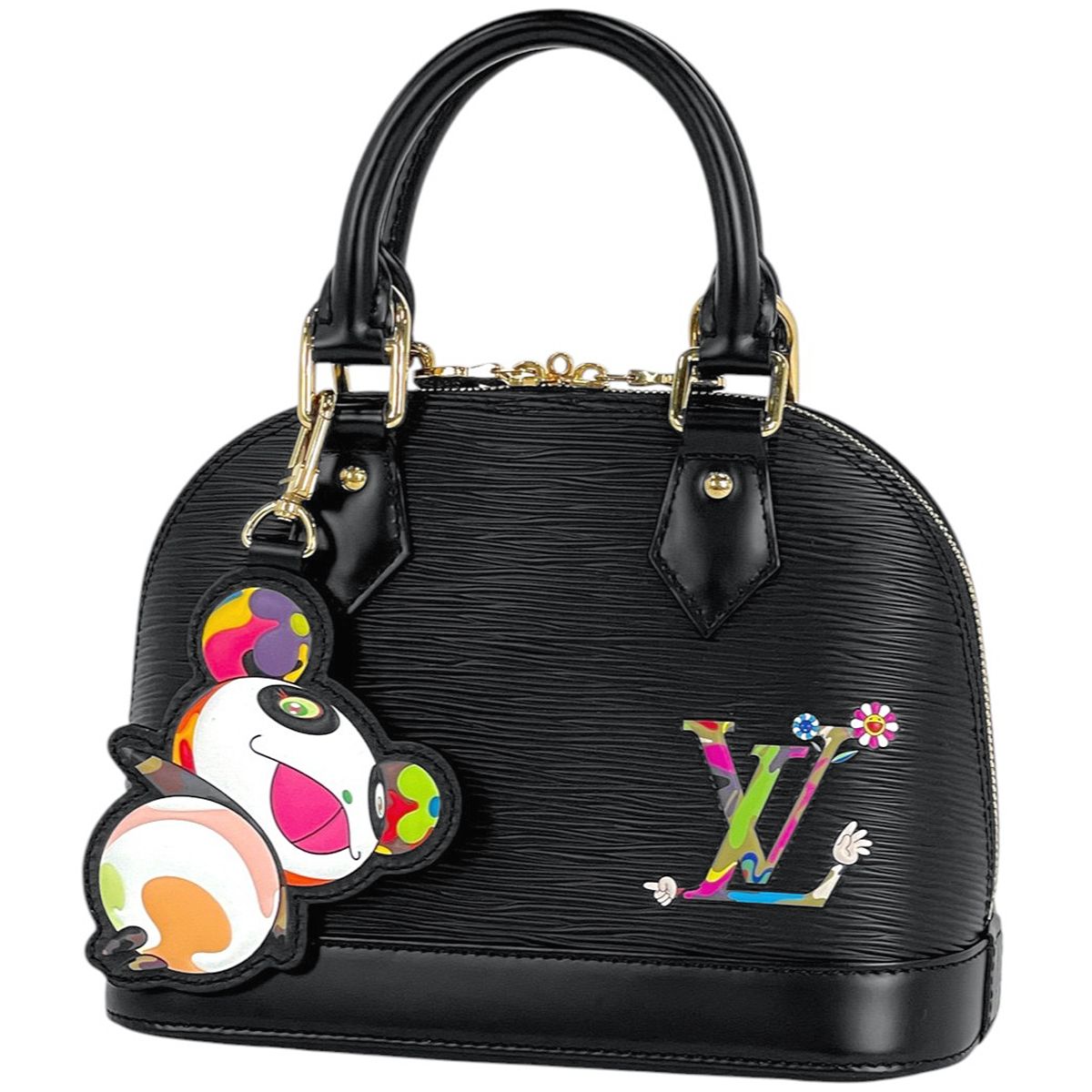 ルイ・ヴィトン Louis Vuitton アルマBB 村上隆 ハンドバッグ