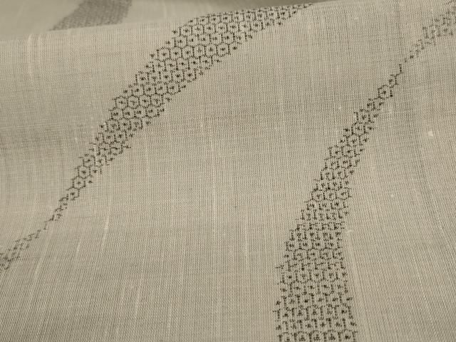 平和屋着物＊夏物 結城紬 夏結城 熨斗文 正絹 逸品 未使用 AABA2822jd 2025