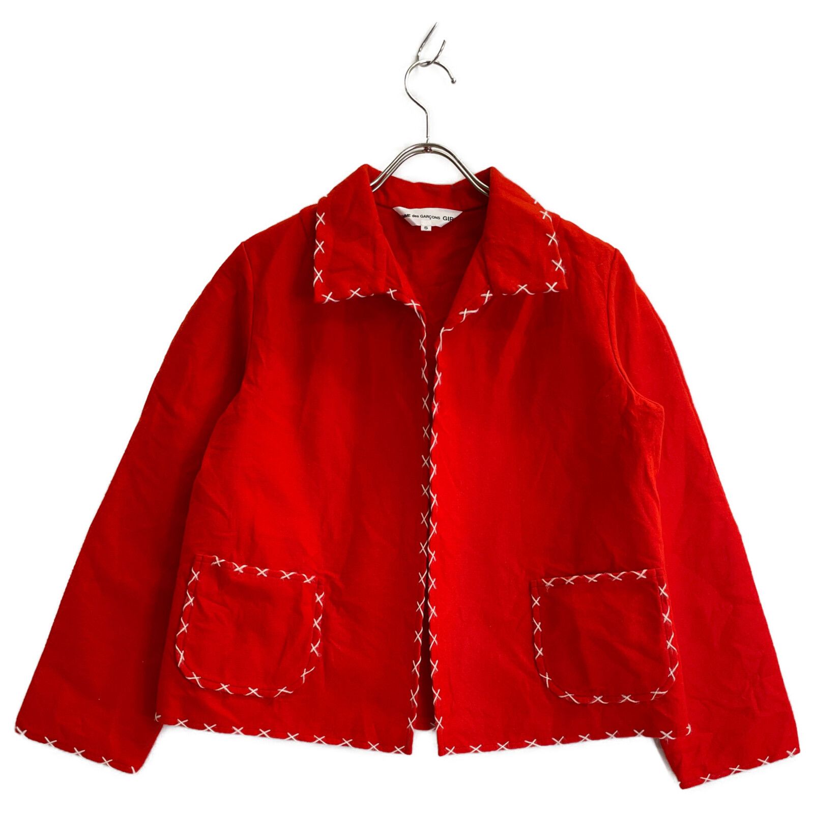 レッド クロスステッチ