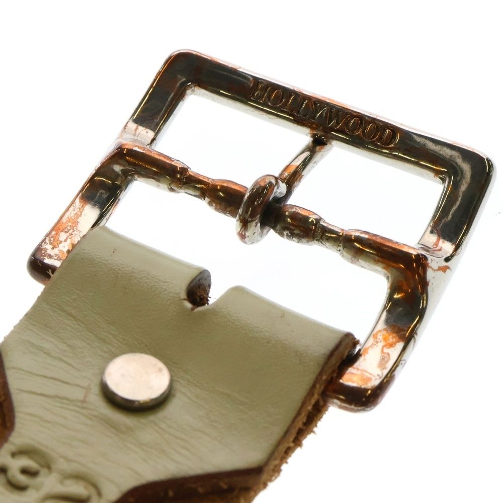 HTC (エイチティーシー) フラワースタッズ ターコイズ付きレザー