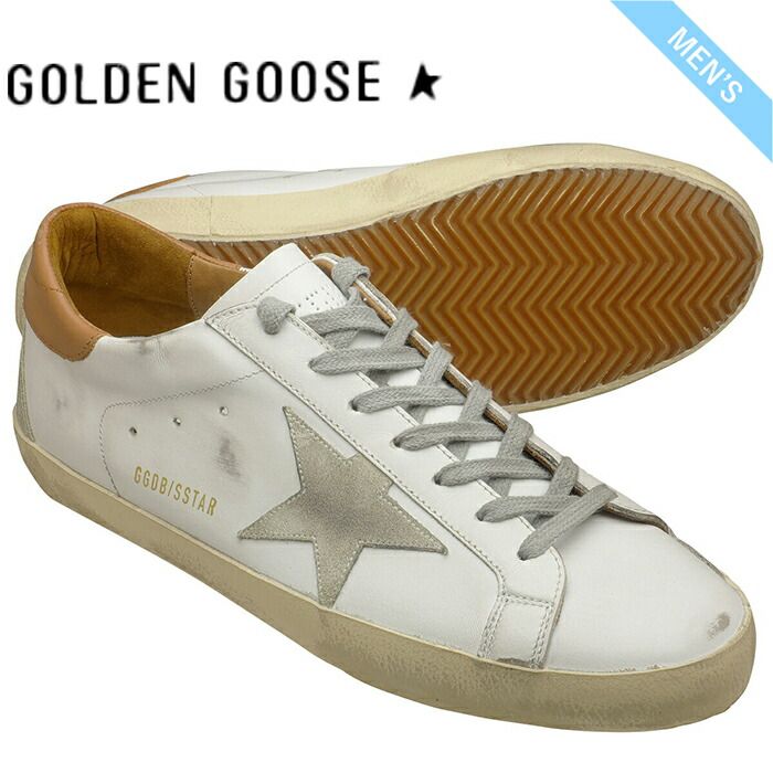 ゴールデングース GOLDEN GOOSE スーパースター ホワイト SUPER-STAR メンズ スニーカー gmf00102-f002182-10803 EU43