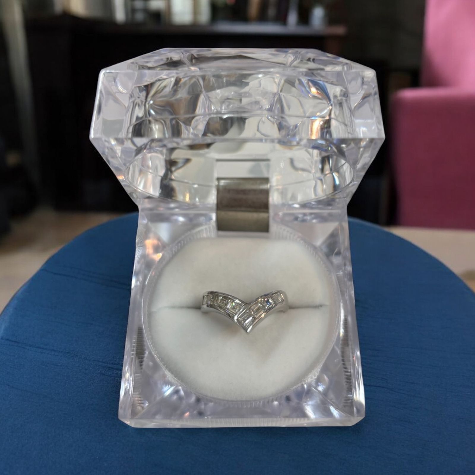 買い保障できる プラチナ900ダイヤリング メルカリ - 7号 アクセサリー