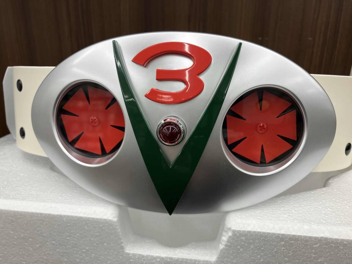 【極美品・動作確認済】CSMダブルタイフーン 仮面ライダーV3 プレバン限定 動作確認済 CSM 変身ベルト ダブルタイフーン プレバン限定 仮面