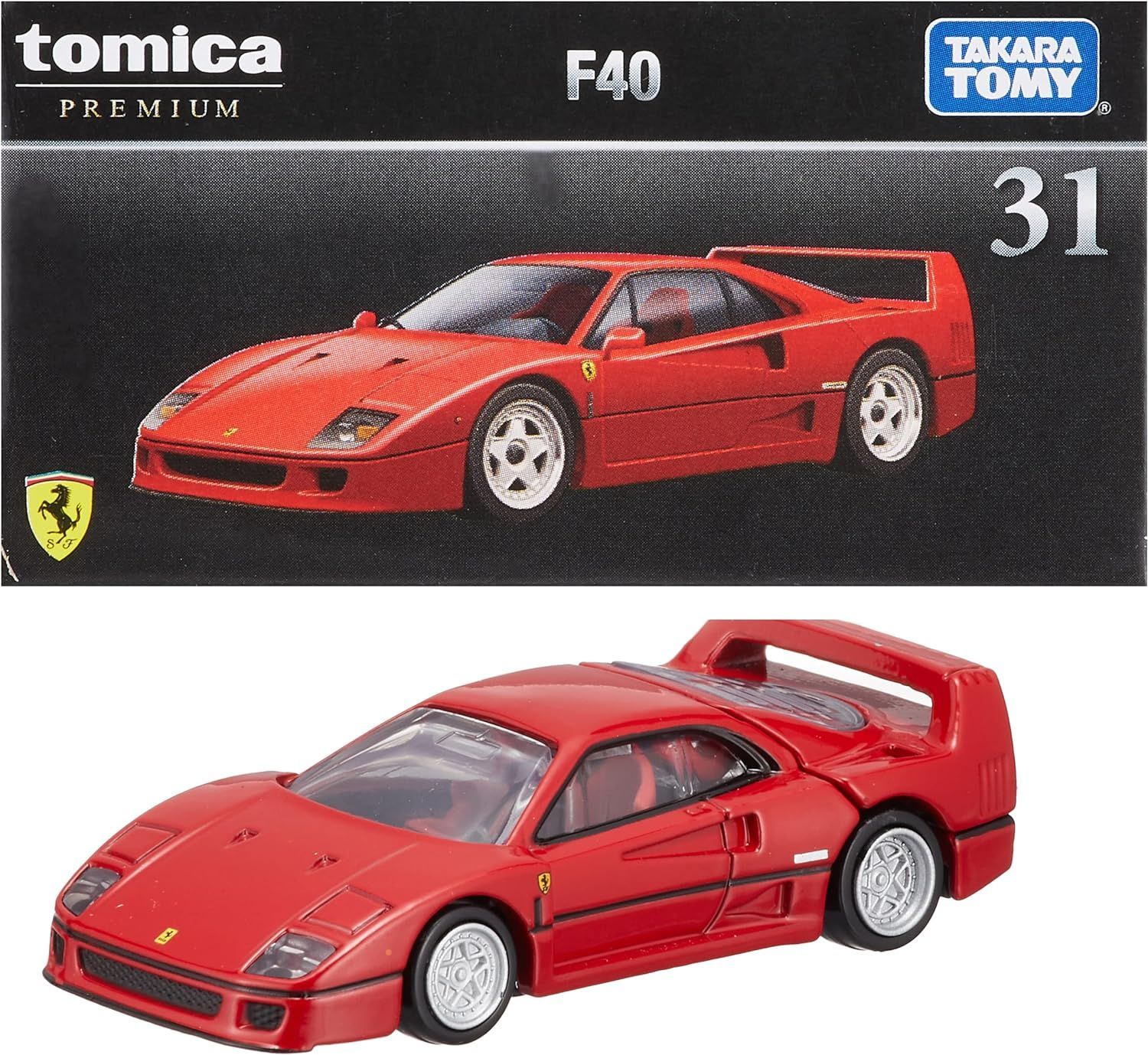 【新品】 タカラトミー トミカプレミアム 玩具安全基準合格 STマーク認証 TOMICA TAKARA unise ミニカー おもちゃ TOMY F40 箱入り 31 車