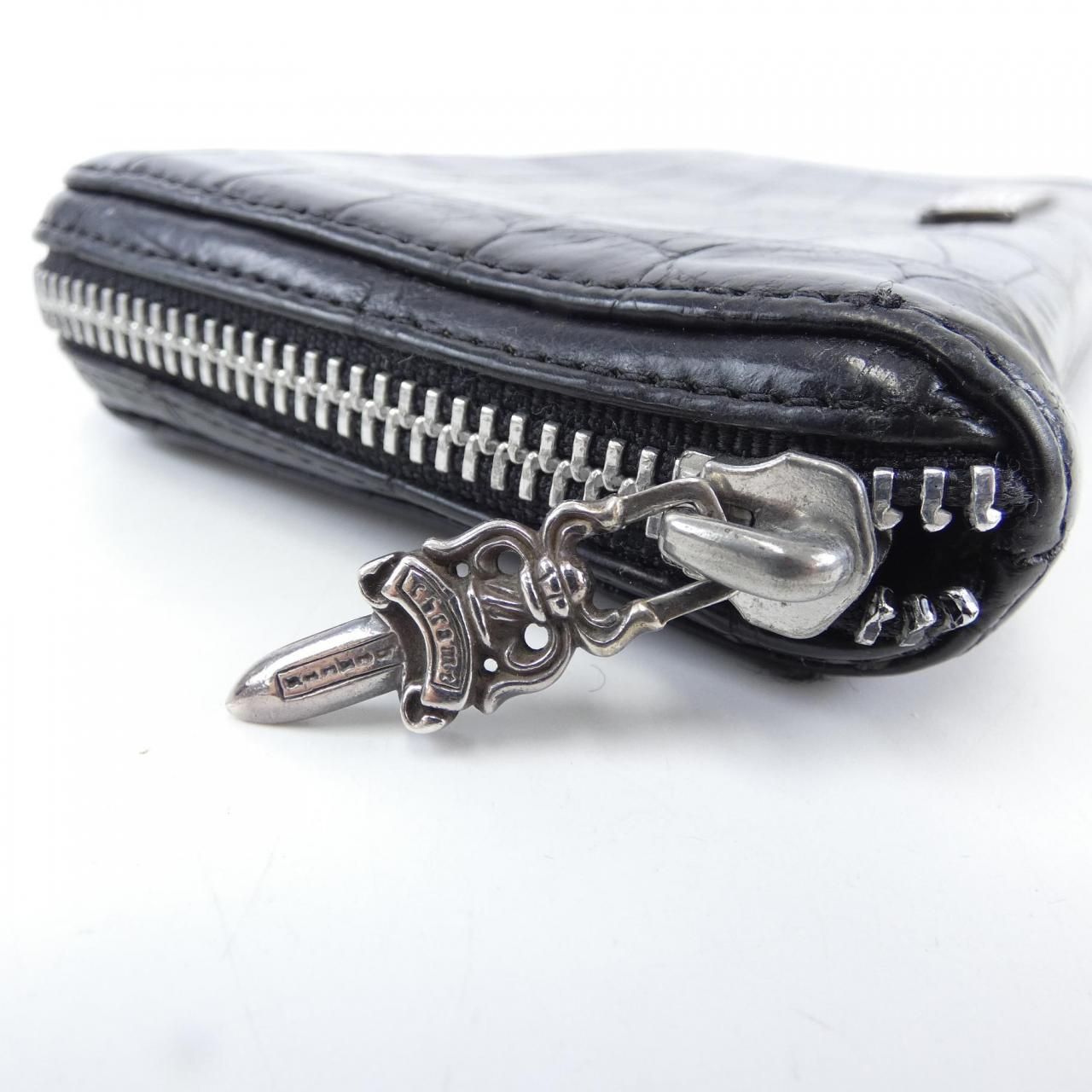 クロムハーツ WAVE 中古クロムハーツタイプ財布 CROSS BTN クロム
