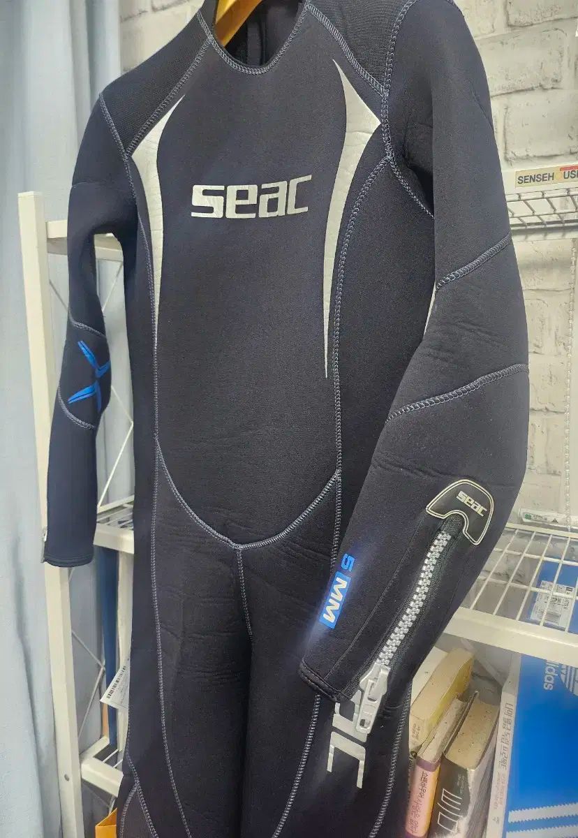 SEAC シーク 5mm ウェットスーツ メンズ S ネオプレン XD18