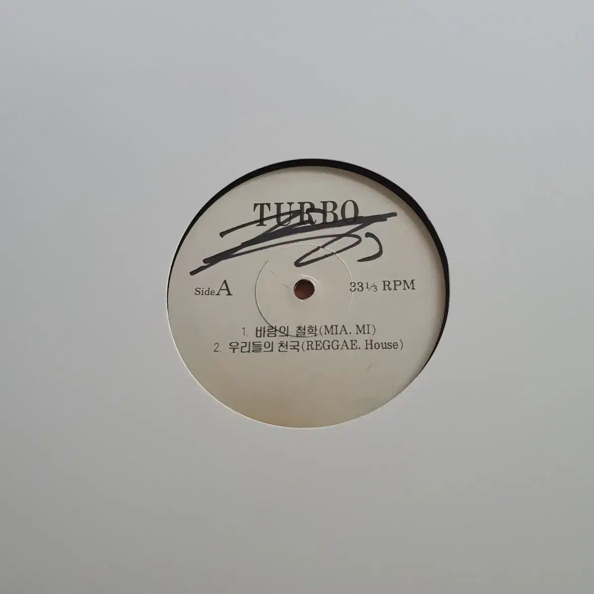 TURBO ターボ 2 家 DJ プロモーション用 LP 風の哲学 去年の冬 わたしたちの天国