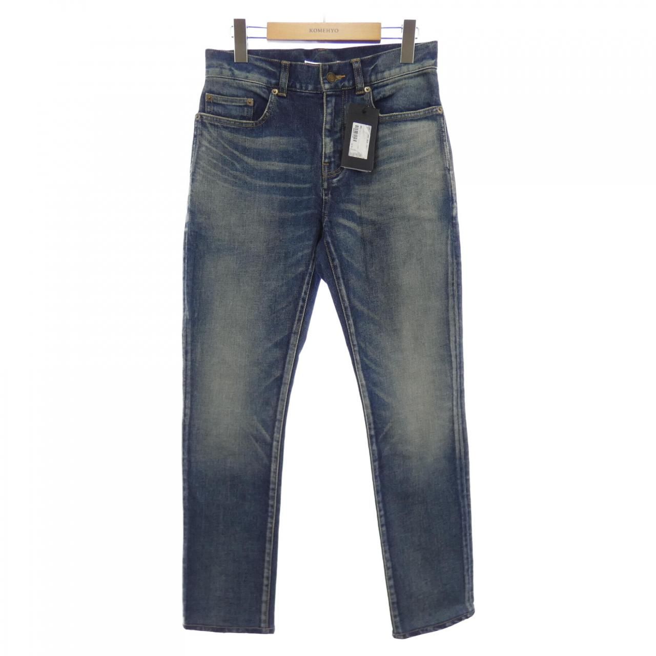 洗練された【SAINT LAURENT】ミックソリッド ジーンズ 24SS新作 ミック ジーンズ（ブラックデニム） | Saint Laurent サン