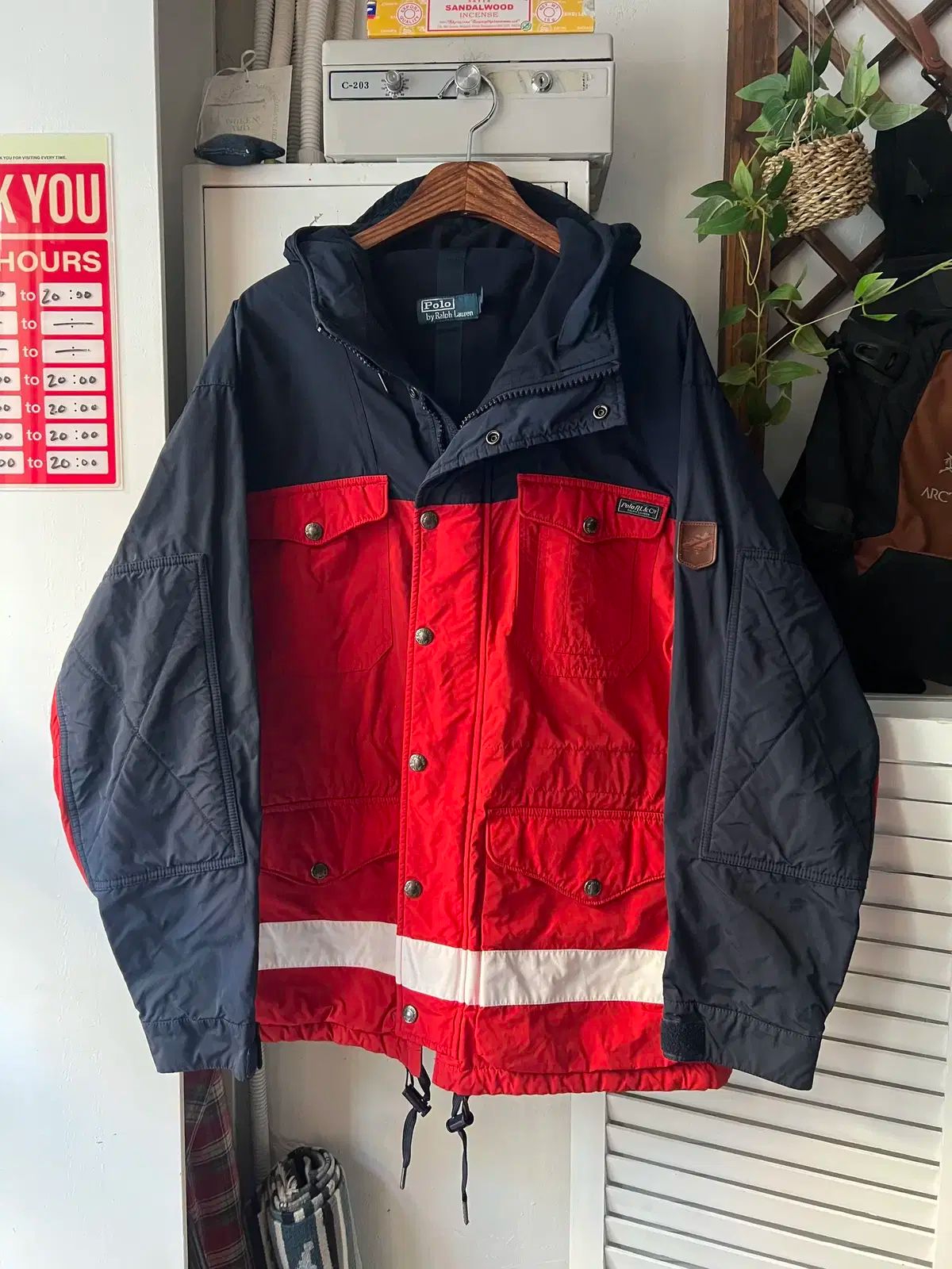 L ポロ Ralph Lauren(ラルフローレン) 正規品 スキーウェア ヘビー ナイロン ジャケット
