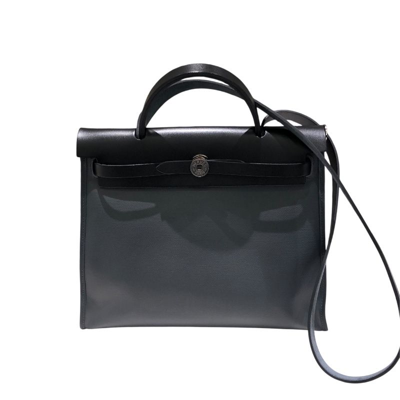 HERMES エールバッグPM トワル 黒 楽天市場】HERMES エルメス エールバッグPM ハンドバッグ 2WAY
