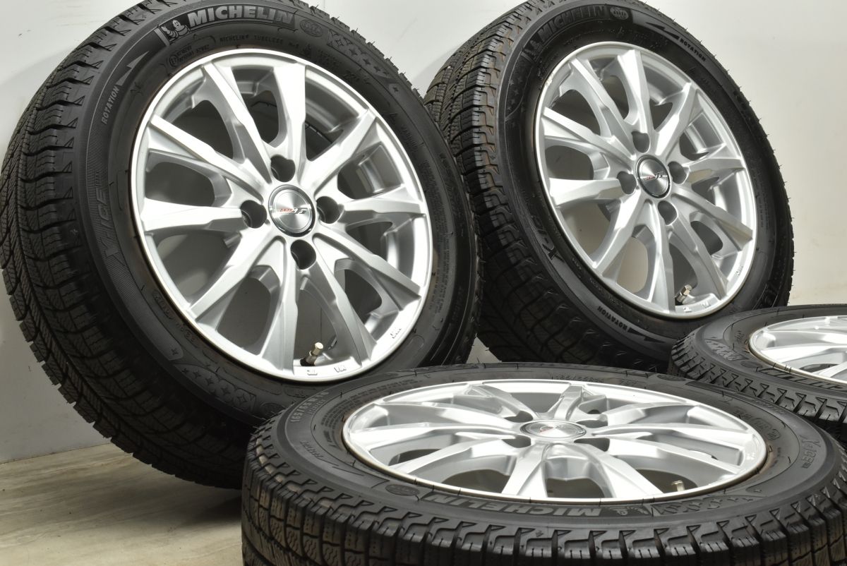 【送料無料】ジョーカー 14in 5.5J +38 PCD100 ミシュラン X-ICE XI3 165/65R14 ルーミー パッソ ジャスティ デリカD:2 ソリオ ブーン