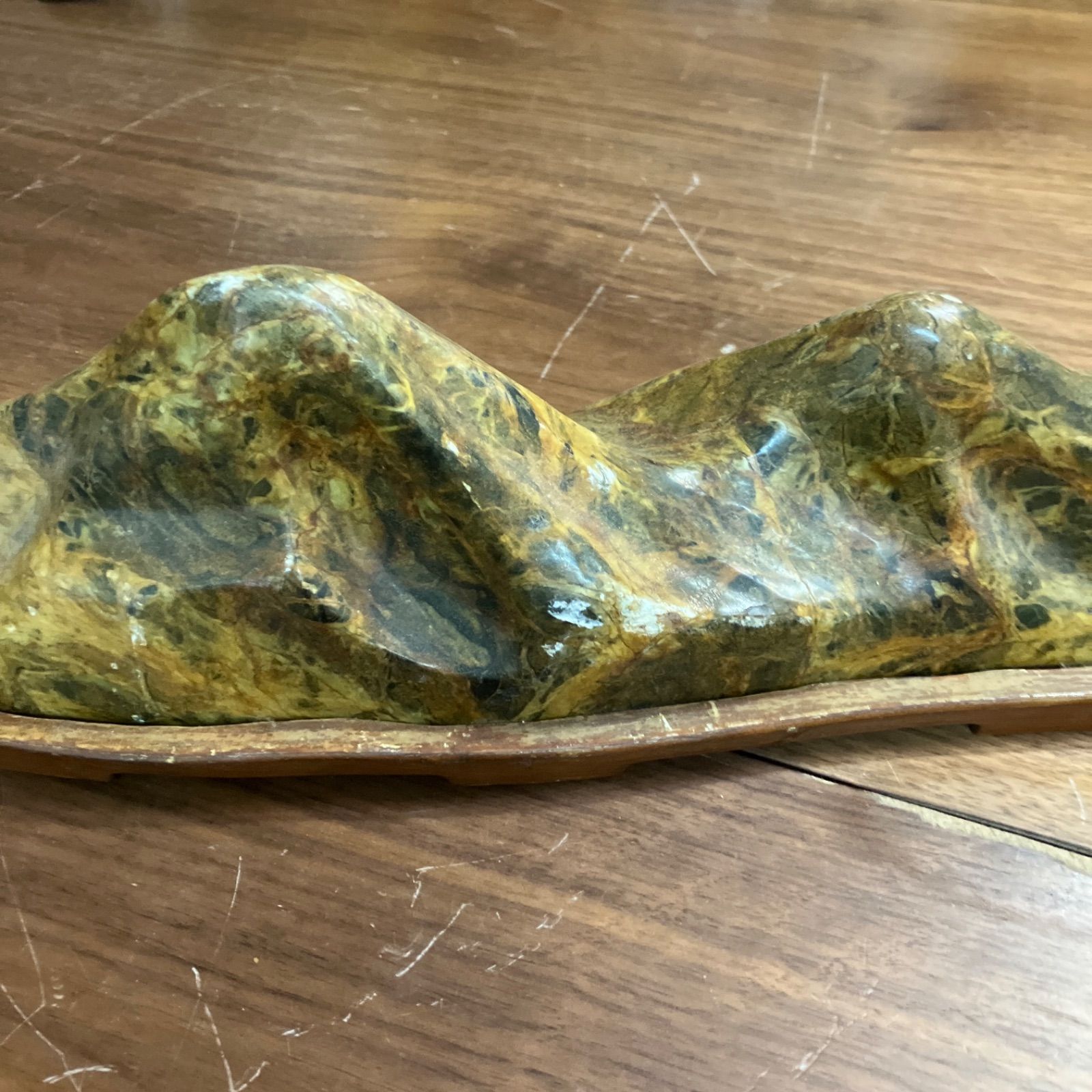 赤石 鑑賞石 盆石 魔除け インテリア 稀少品】鑑賞石 赤石 天然 魔除け 名