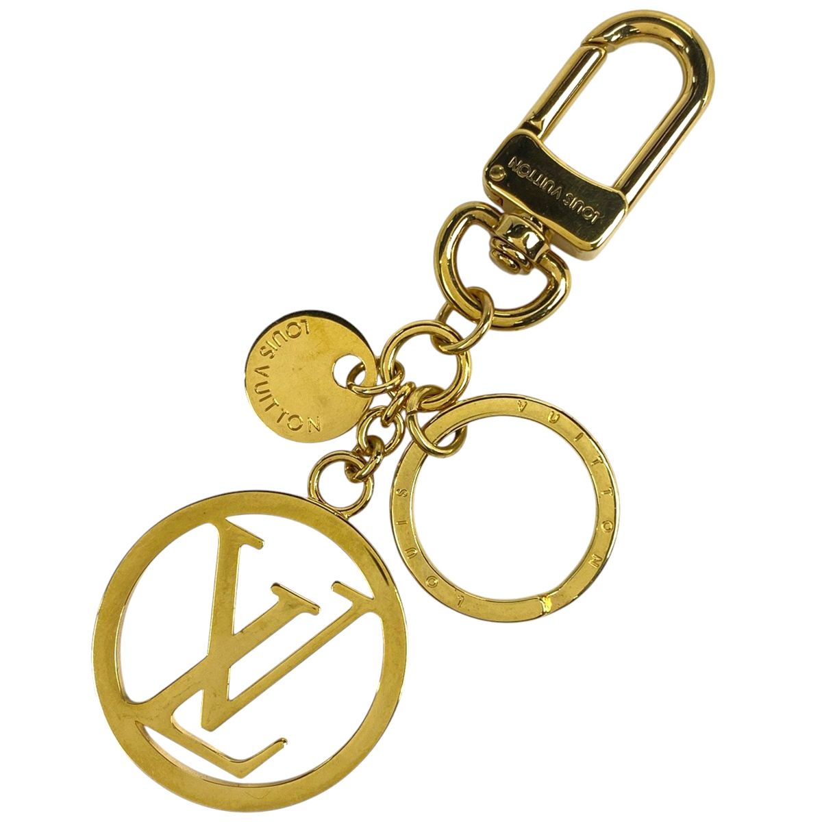 美品　ルイヴィトン キーホルダー LVサークル ルイ・ヴィトン Louis Vuitton バッグチャーム LVサークル
