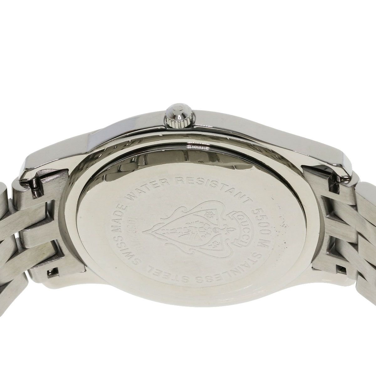 人気ブランドも多数! GUCCI グッチ 5500M ラウンドフェイス 腕時計 SS SS メンズ 【人気おしゃれ】