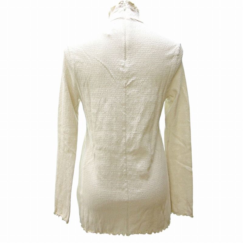 ライト WRYHT 24SS SHIRRING BORDER TURTLE NECK TOP カットソー
