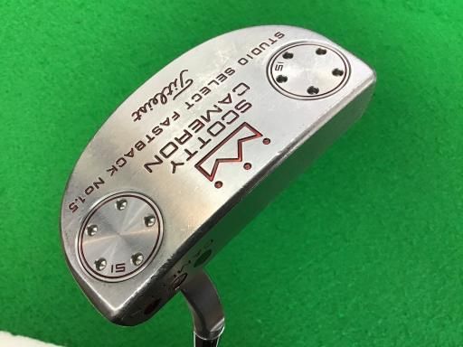 タイトリスト SCOTTY CAMERON STUDIO SELECT FASTBACK 1.5 33インチ パター PT スチール フレックスその他 メンズ 男性用 右利き 右用 Cランク ゴルフクラブ