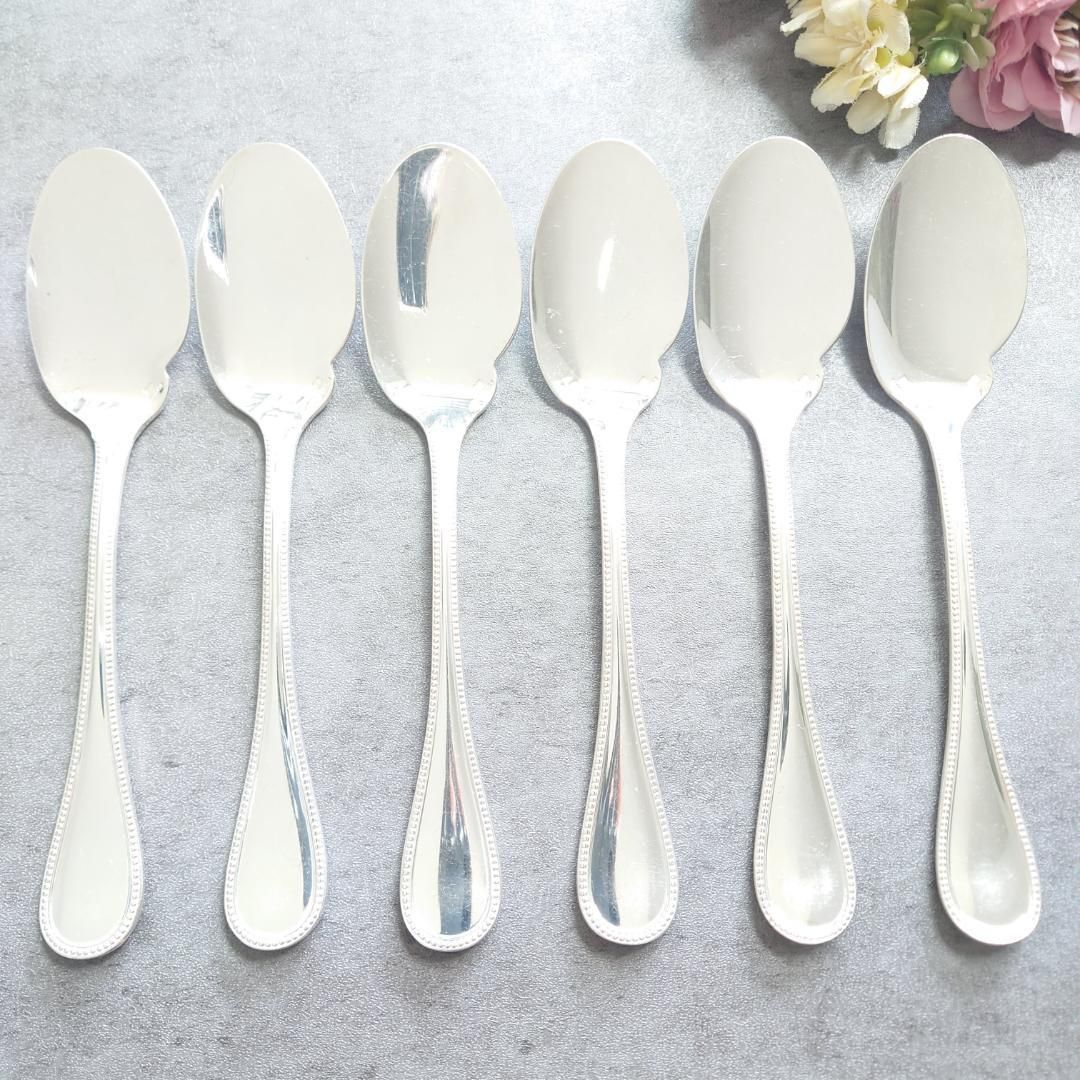 クリストフル パール ソーススプーン 6点