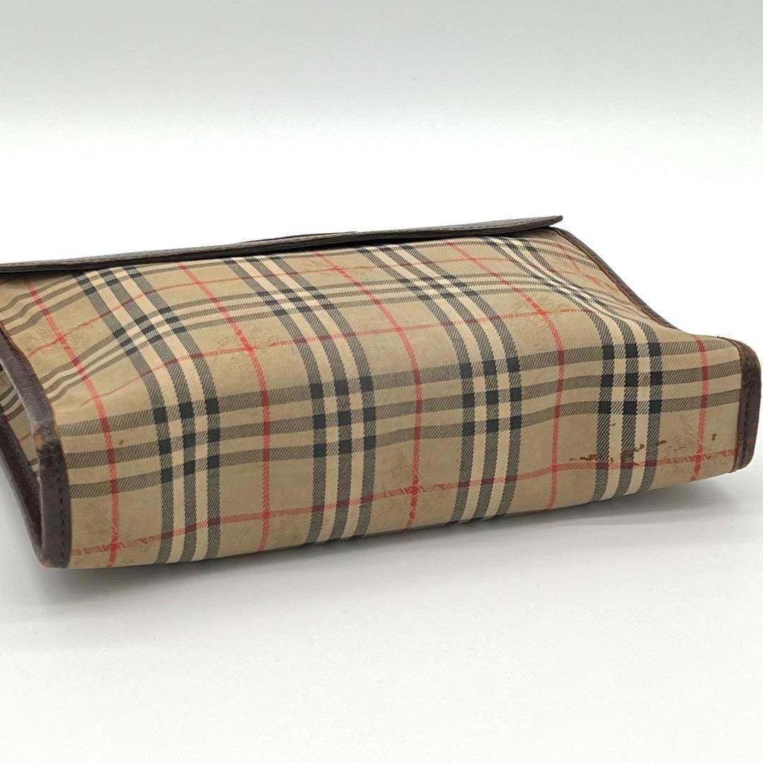 良品】バーバリー クラッチバッグ セカンドバッグ ノバチェック