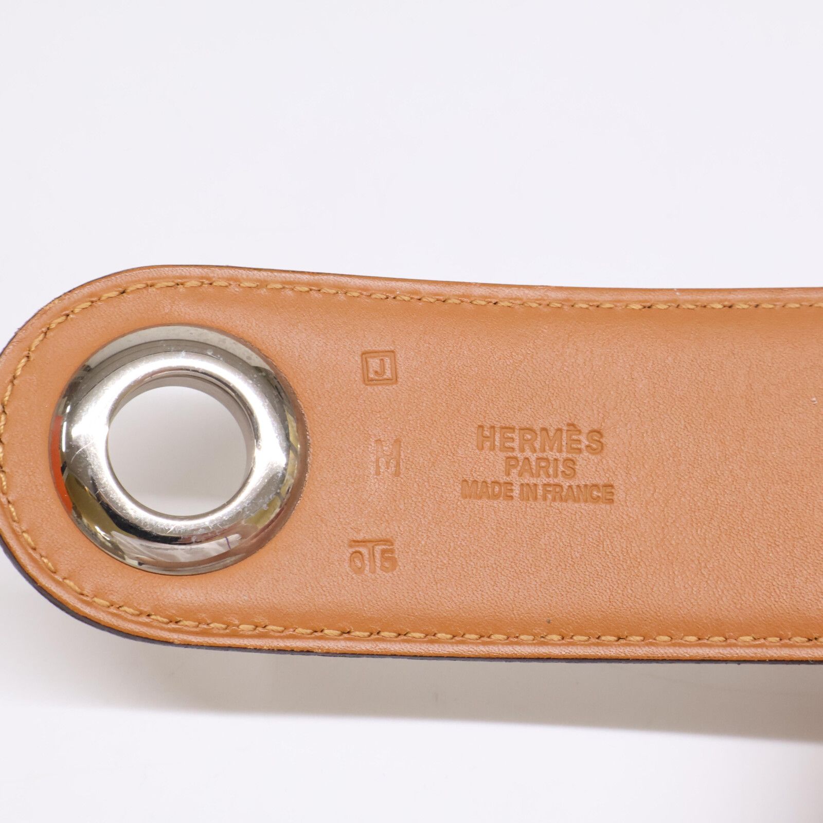 HERMES エルメス 【美品】□J刻 スイフト/ヴォーエプソン スカーフ M  