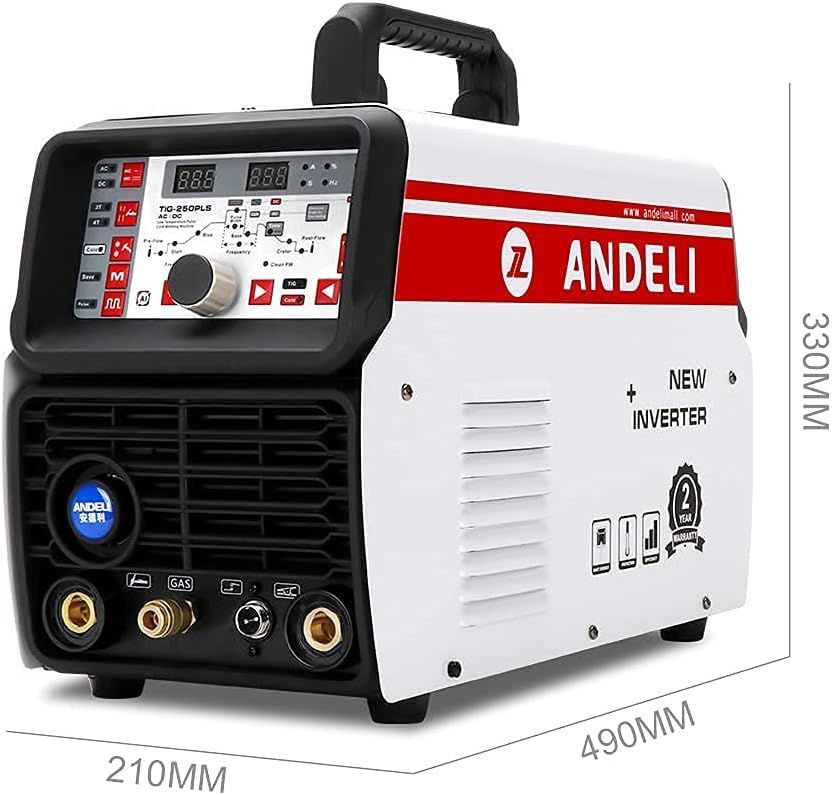 100V/200V 200AMP アルミ溶接機 TIG 溶接機 AC DC Clod/Tig 溶接機 TIG-250PLS (アルミ溶接トーチ付く)