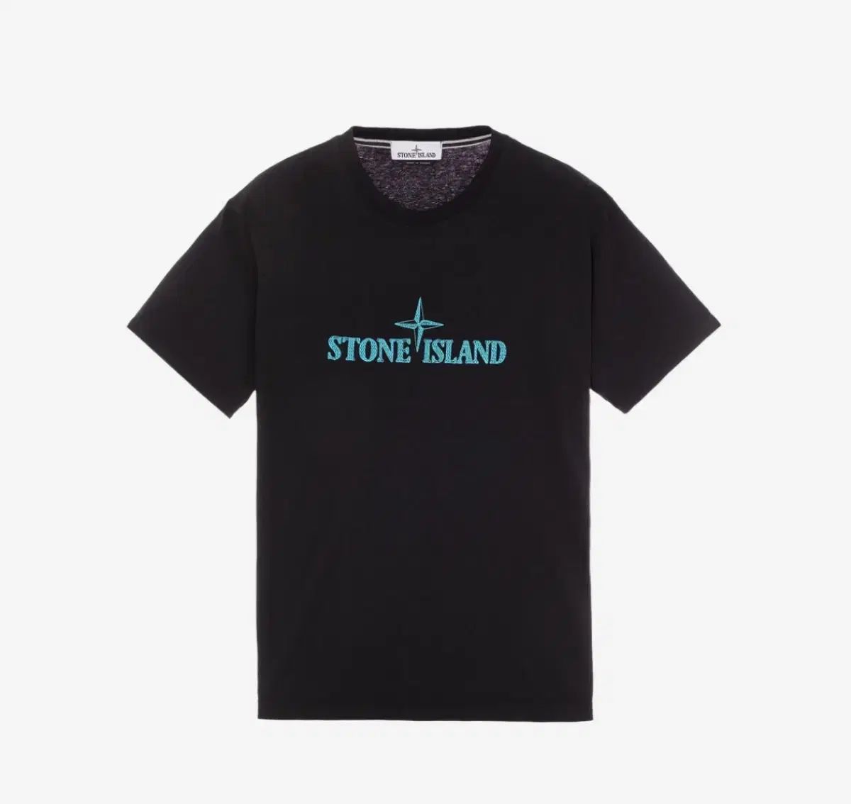 新規 ストーンアイランド ステッチ トゥ 刺繡 Tシャツ ブラック XL ー 23SS