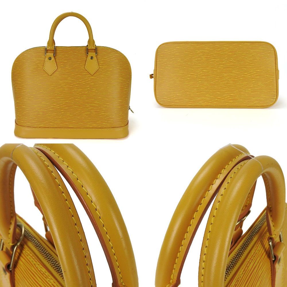 ルイヴィトン ハンドバッグ アルマ エピ タッシリイエロー M52149 黄色 普段使い ゴールド金具 女性 レディース LOUIS VUITTON  Hand Bag Yellow