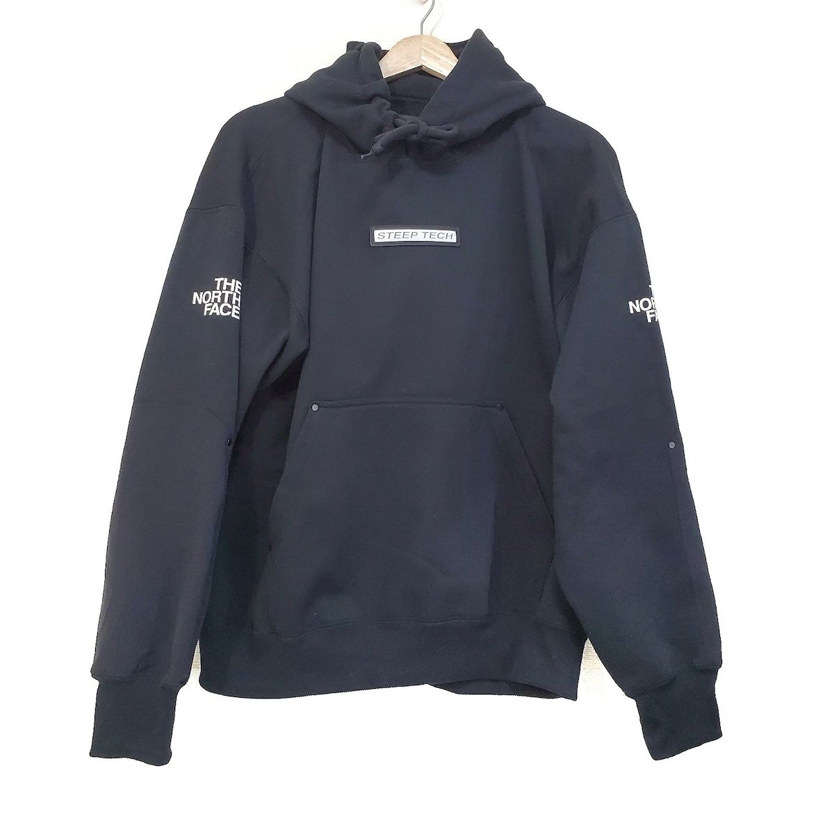 THE NORTH FACE(ノースフェイス) パーカー サイズL メンズ美品 - 黒×白 長袖/プルオーバー - メルカリ