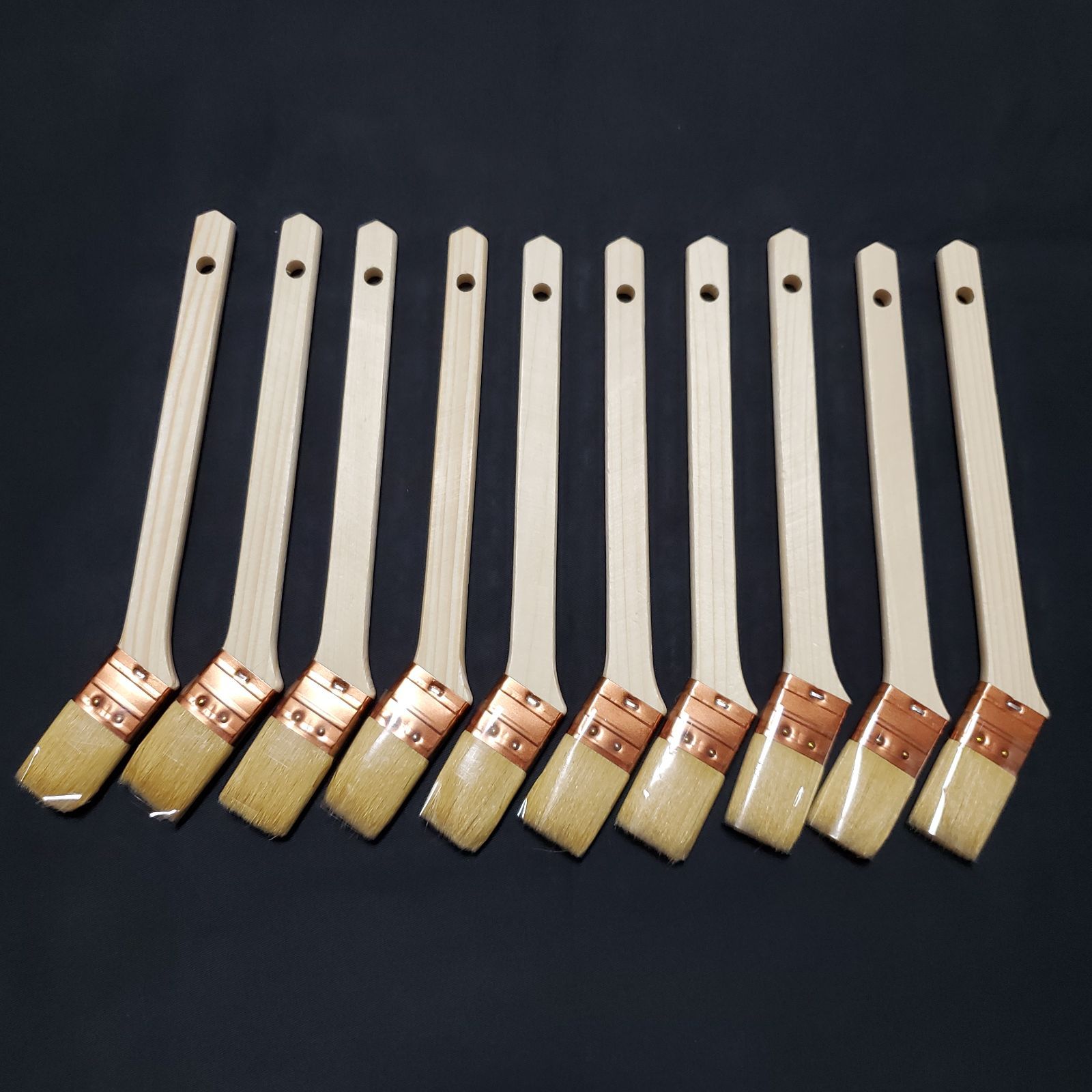 白毛 銅巻 鉄人 10号 30mm ×10本セット 好川産業(株)製 刷毛/ローラー 