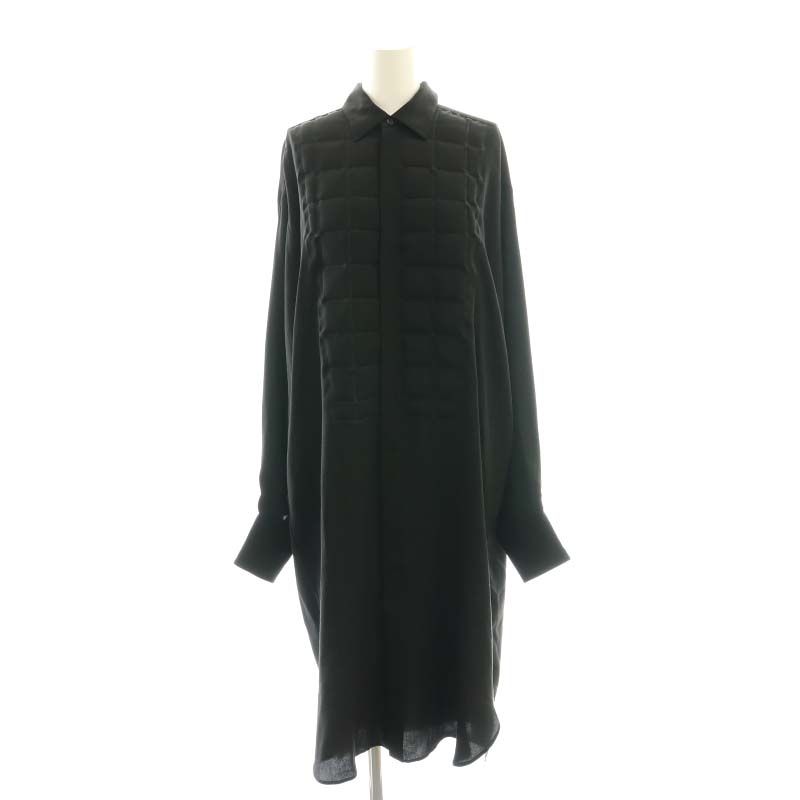 BOTTEGA VENETA シャツワンピース 黒 4103925J0038 ボッテガヴェネタ BOTTEGA VENETA シャツワンピース 長袖