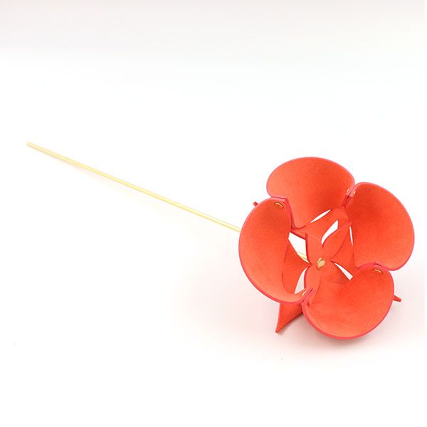 希少 ルイヴィトン LOUISVUITTON LV オリガミ フラワー GI0440 コライユ オレンジ Origami Flowers by Atelier Oï【yy】 【中古】