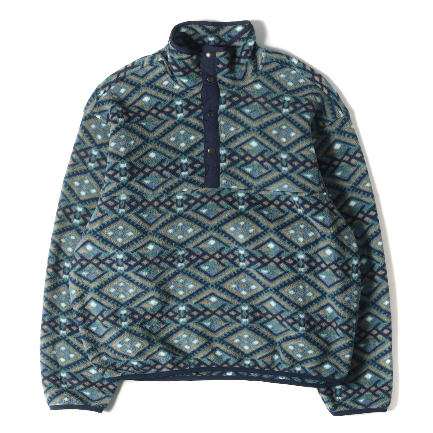 珍品！80s 90s Woolrich フリースベスト　総柄 USA製 90's REI 総柄 フリースベスト “MADE IN USA”mtp08230102008348