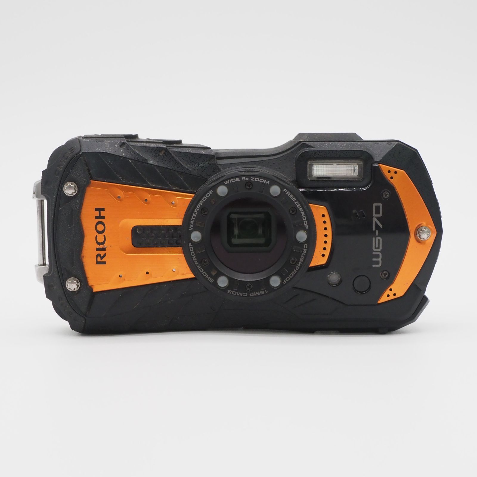 【動作確認済み】RICOH WG-70 デジタルカメラ Amazon | RICOH WG-70 オレンジ リコー本格防水デジタルカメラ