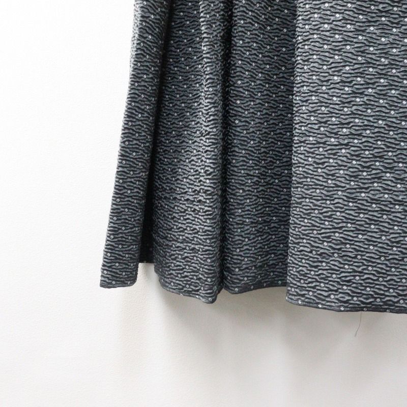 極美品 ブルレア BLUELEA Dot jacquard suspenders skirt ドット