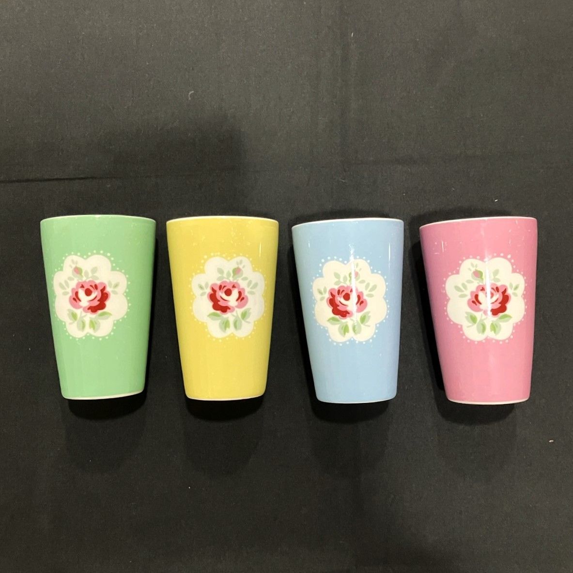 CathKidston キャスキッドソン 皿 プロヴァンスローズ カップ4個