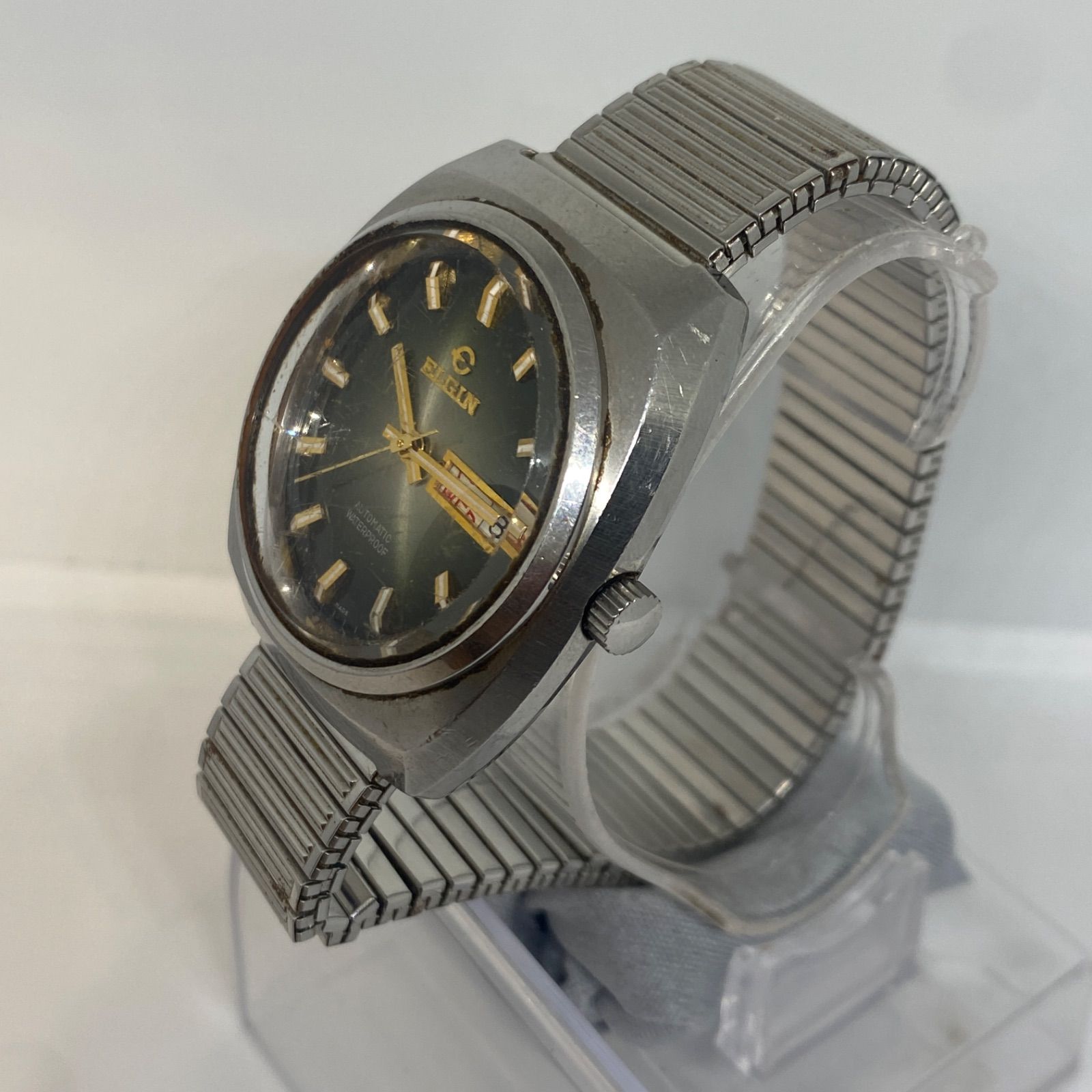 エルジン ELGIN AUTOMATIC ヴィンテージ 腕時計 機械式 - メルカリ