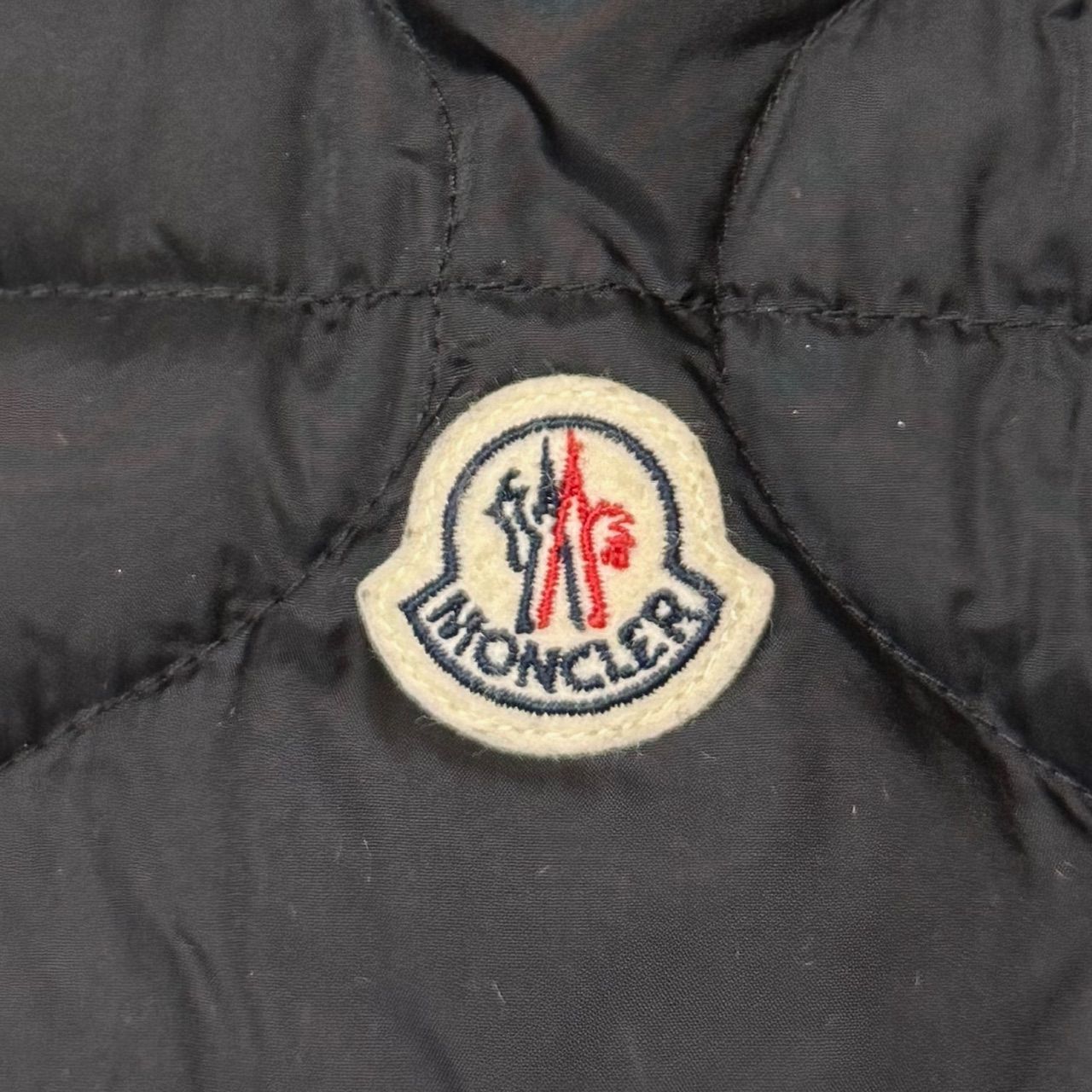国内正規 MONCLER 18年 コットンナイロンダウンベスト