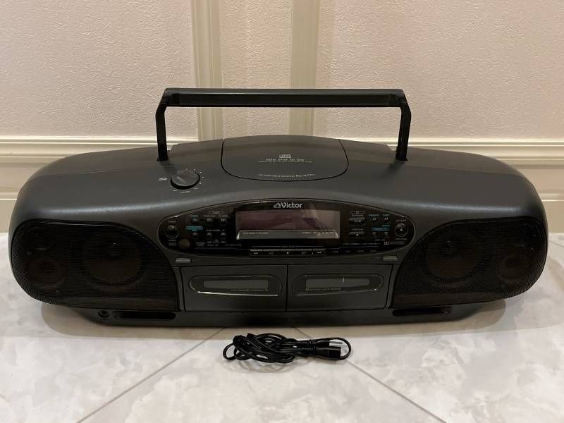 Victor CDポータブルシステム RC-X770 ラジカセ 音出し 済み ビクター