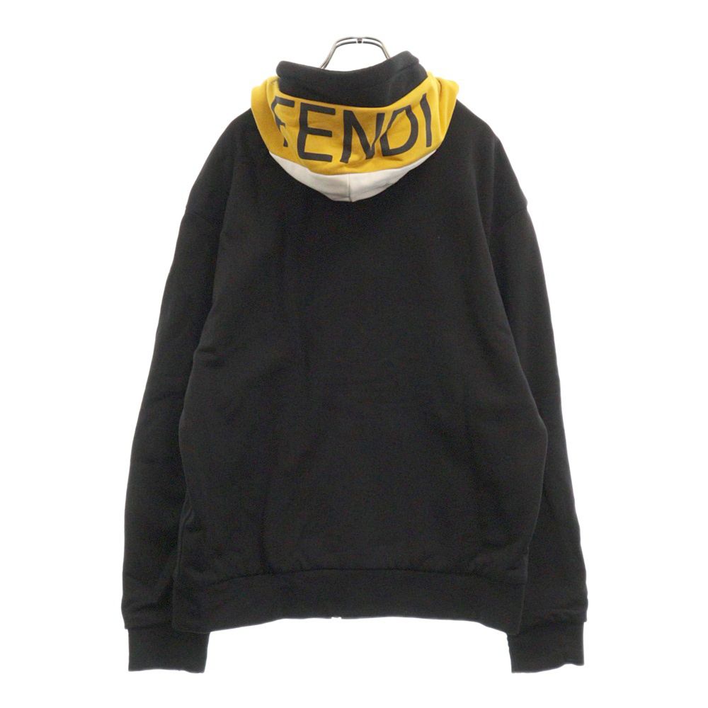 FENDI (フェンディ) FENDI フェンディ ロゴ ジップアップパーカー