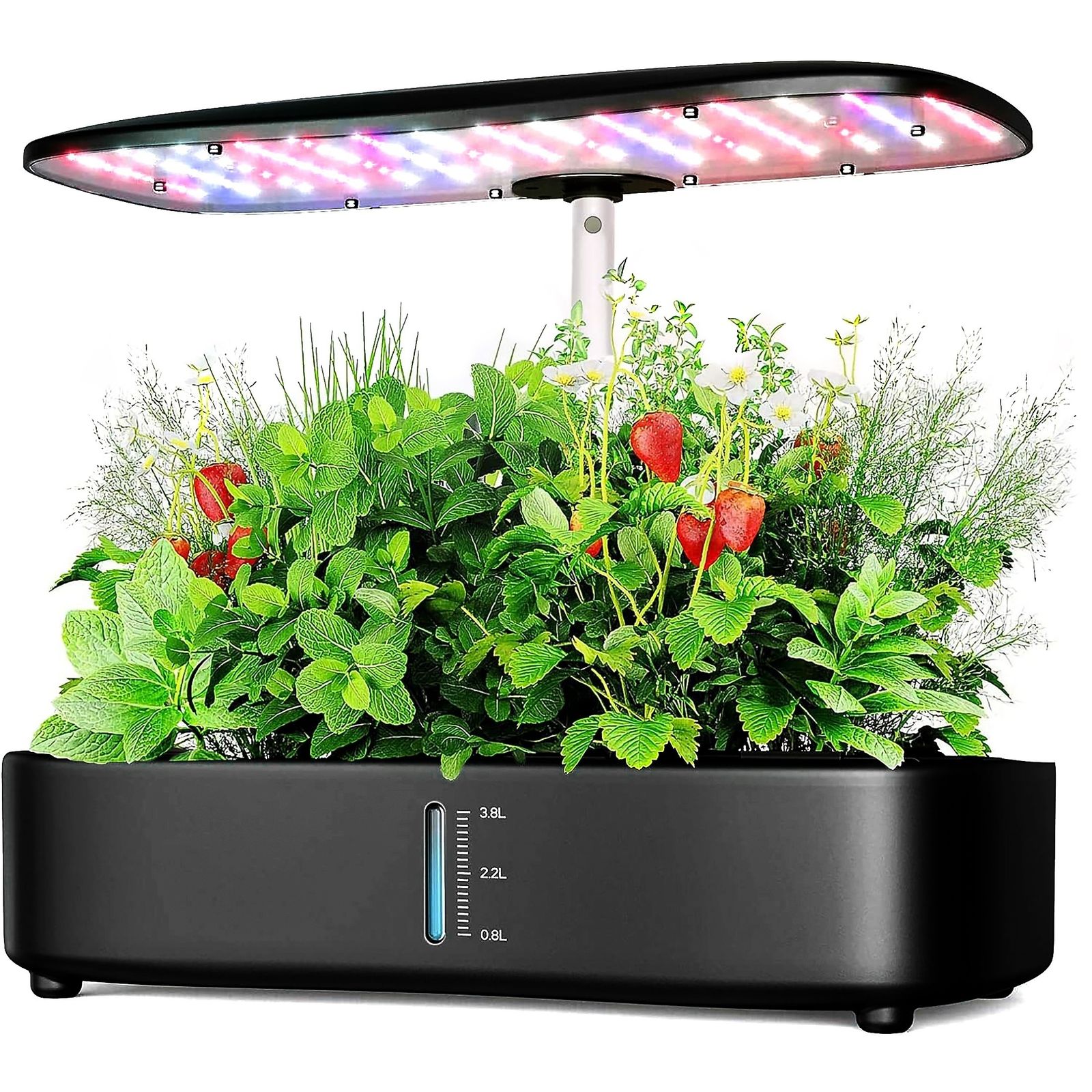 LED成長ランプ付き室内ハーブガーデン
