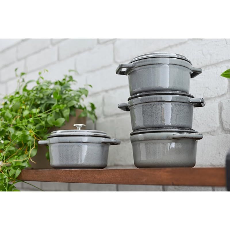 STAUB LA COCOTTE ストウブ 14cm グレー STAUBストウブ】ピコココット