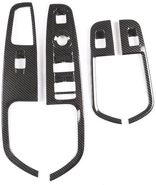 アルファロメオ ステルヴィオ 2017-2019 対応 ウィンドウリフトボタンカバー 内装パーツ