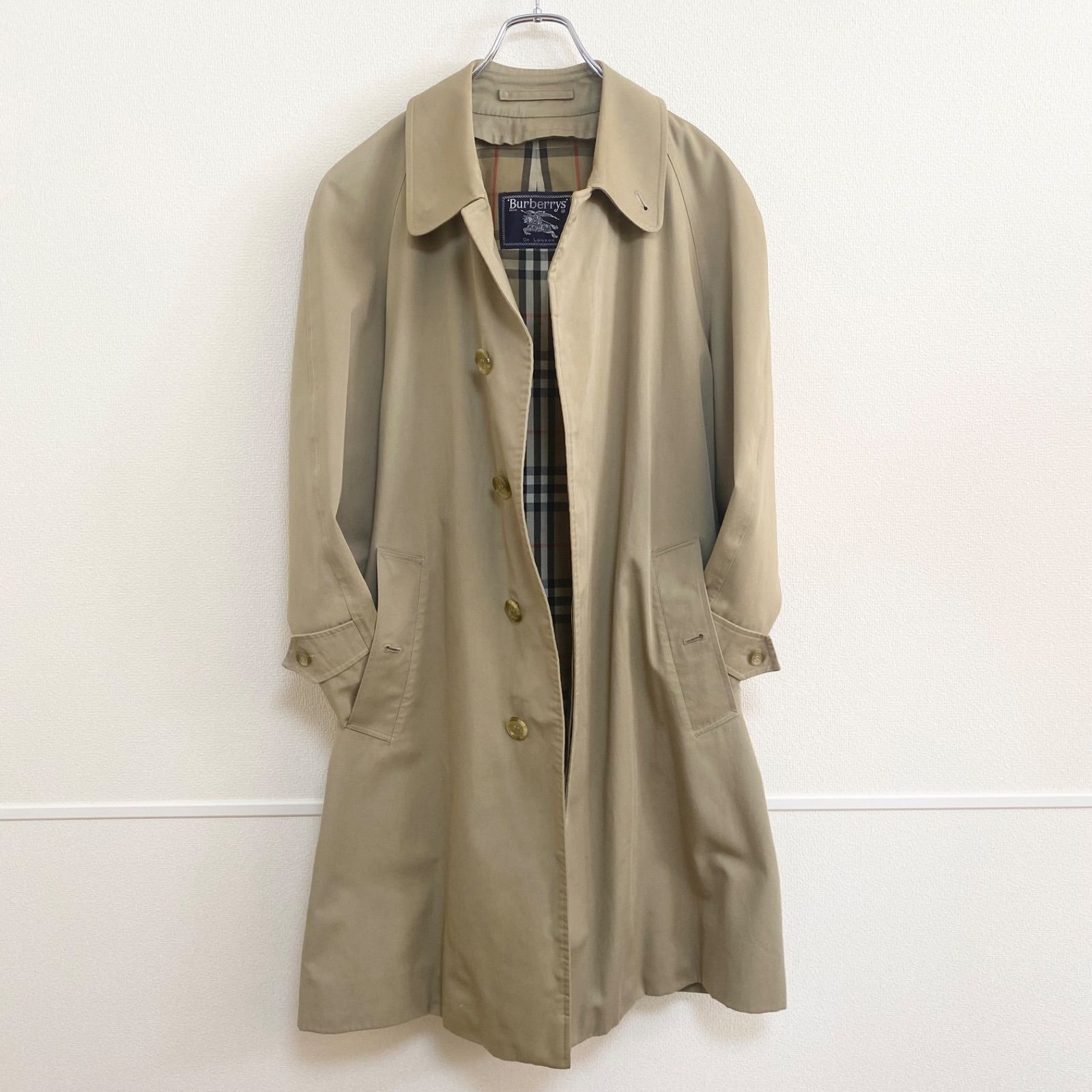 BURBERRY LONDON PRORSUM トレンチコート 80's 玉蟲色 - ジャケット