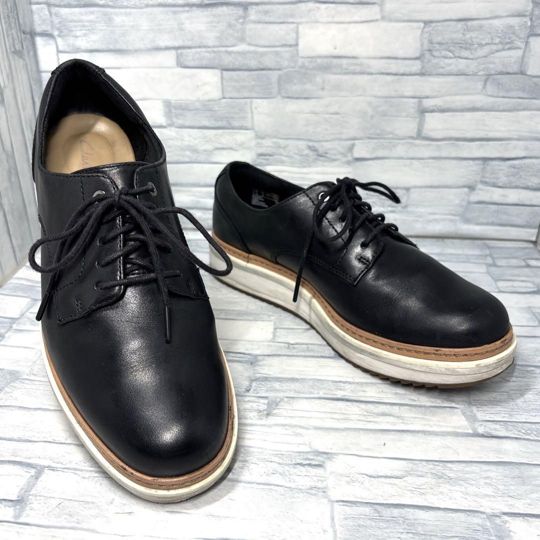 ✨美品✨Clarks クラークス レースアップシューズ ブラック 23.5
