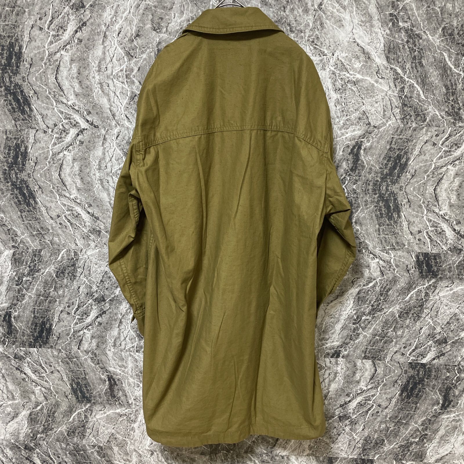 Spick &amp; Span - spick&amp;span ミリタリーシャツジャケット カーキ Spick & Span ヘリンボーン シャツ ジャケット カーキ - メルカリ