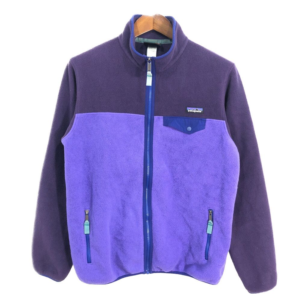 patagonia パタゴニア SYNCHILLA シンチラ フリースジャケット アウトドア パープル (レディース L) 中古 古着 R1171