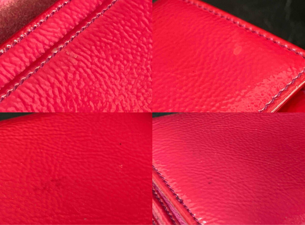 GUCCI レッド 長財布 2つ折り財布 GUCCI グッチ インターロッキングG 282414・2134 二つ折り長財布 赤