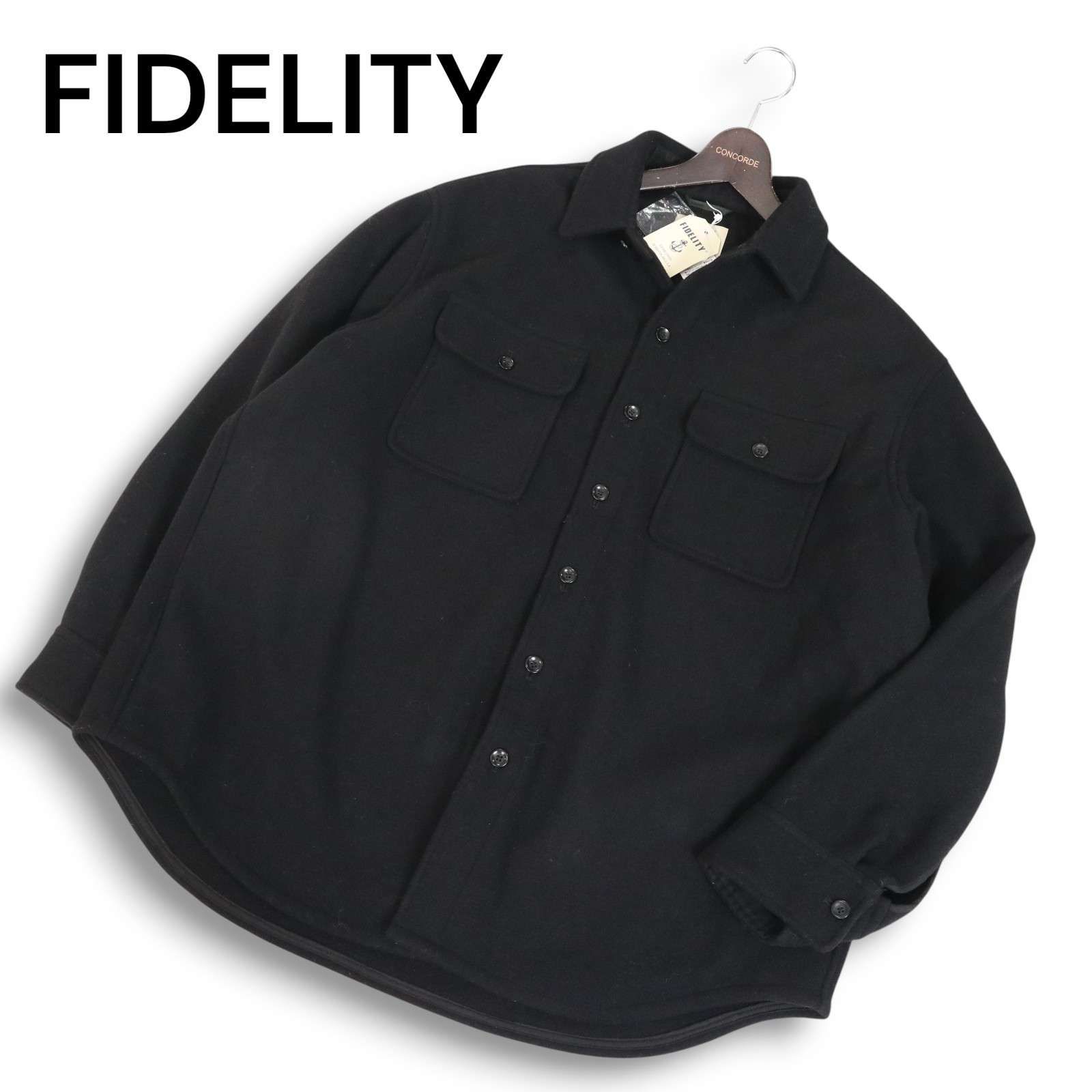 新品 未使用】 FIDELITY フィデリティ 秋冬☆ ウール CPOシャツ