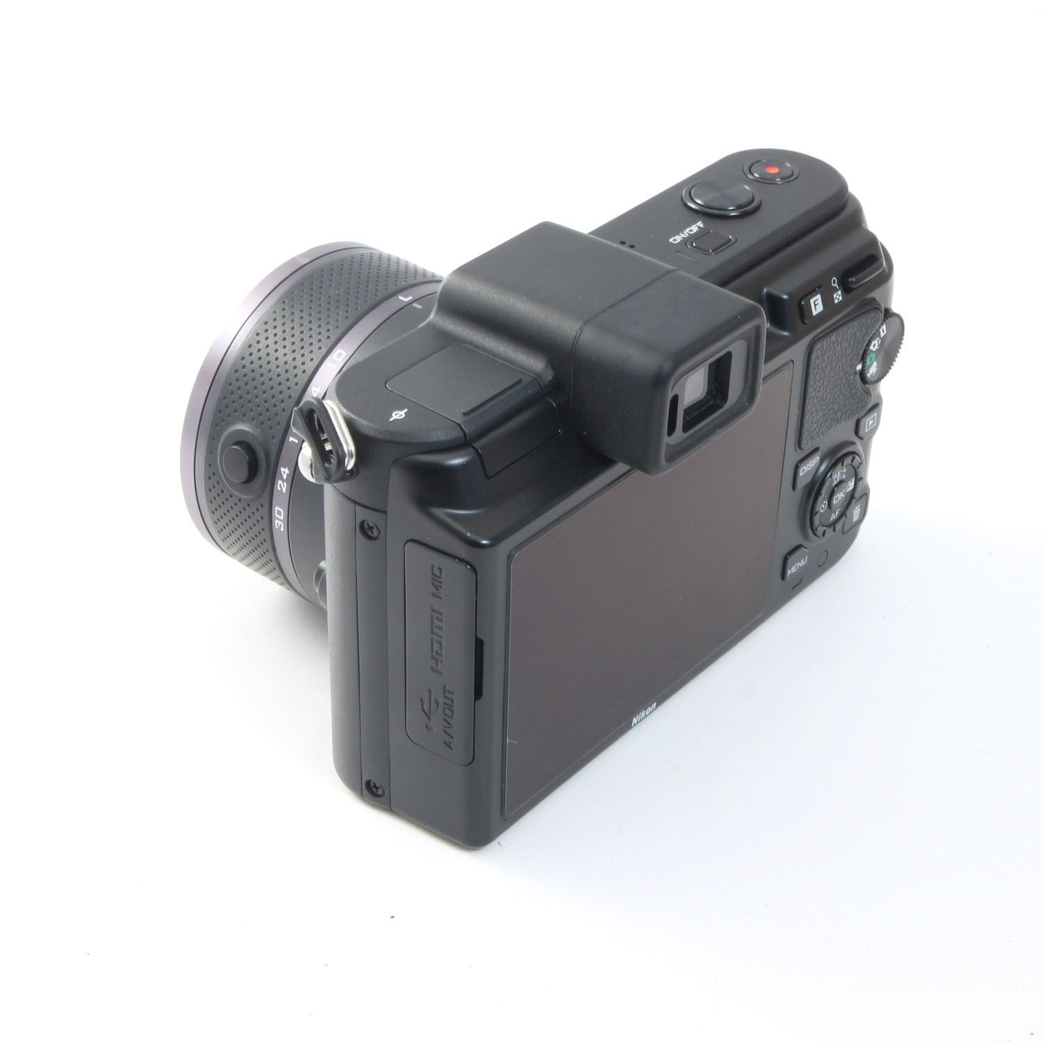 【美品】Nikon1 V1ボディ＋1NIKKOR 30-110 レンズ　セット Nikon 1 V ニコン V1 10-30mm 30-110mm ダブルズームキット