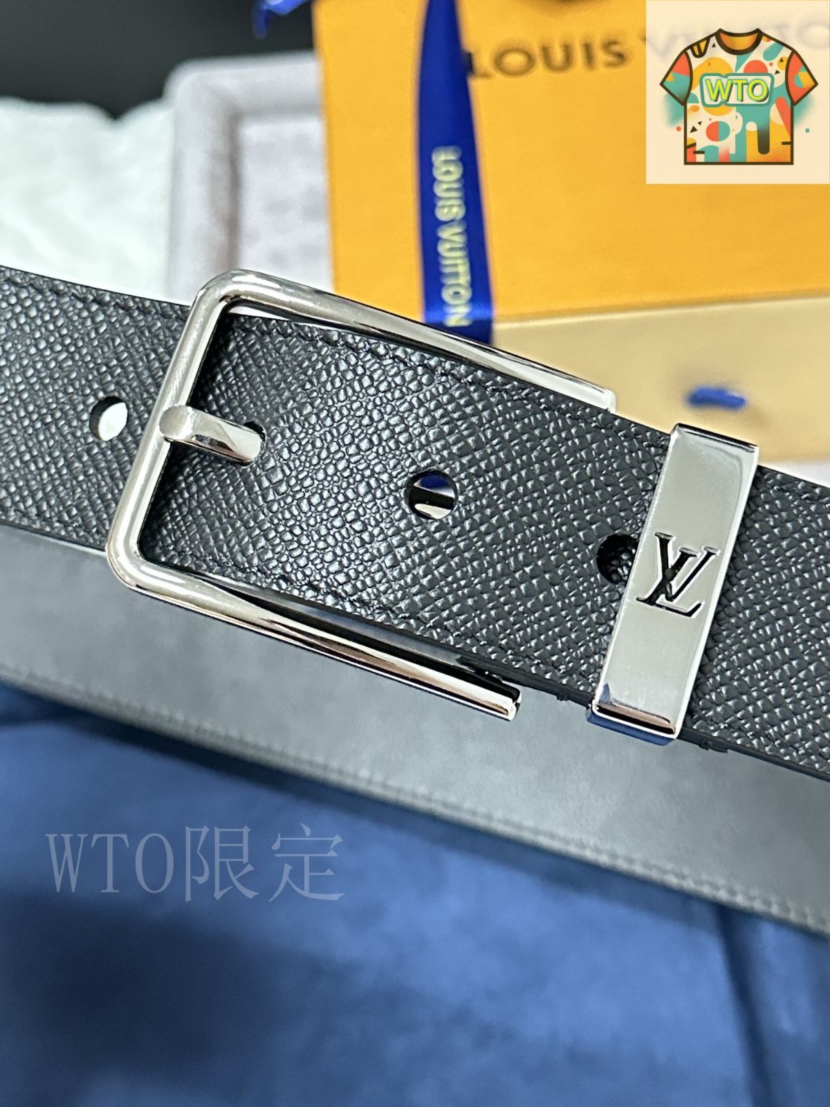 今日WTO】Louis Vuitton ルイヴィトン レザーベルト-YD70 - メルカリ