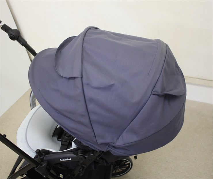 スゴカルSwitch エッグショック XL ラグーンネイビー コンビ ハイシート53cm 生後1ヶ月～ クリーニング済み A3615964